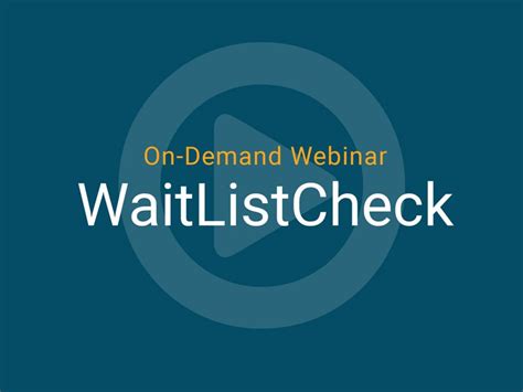 mri waitlist check application.